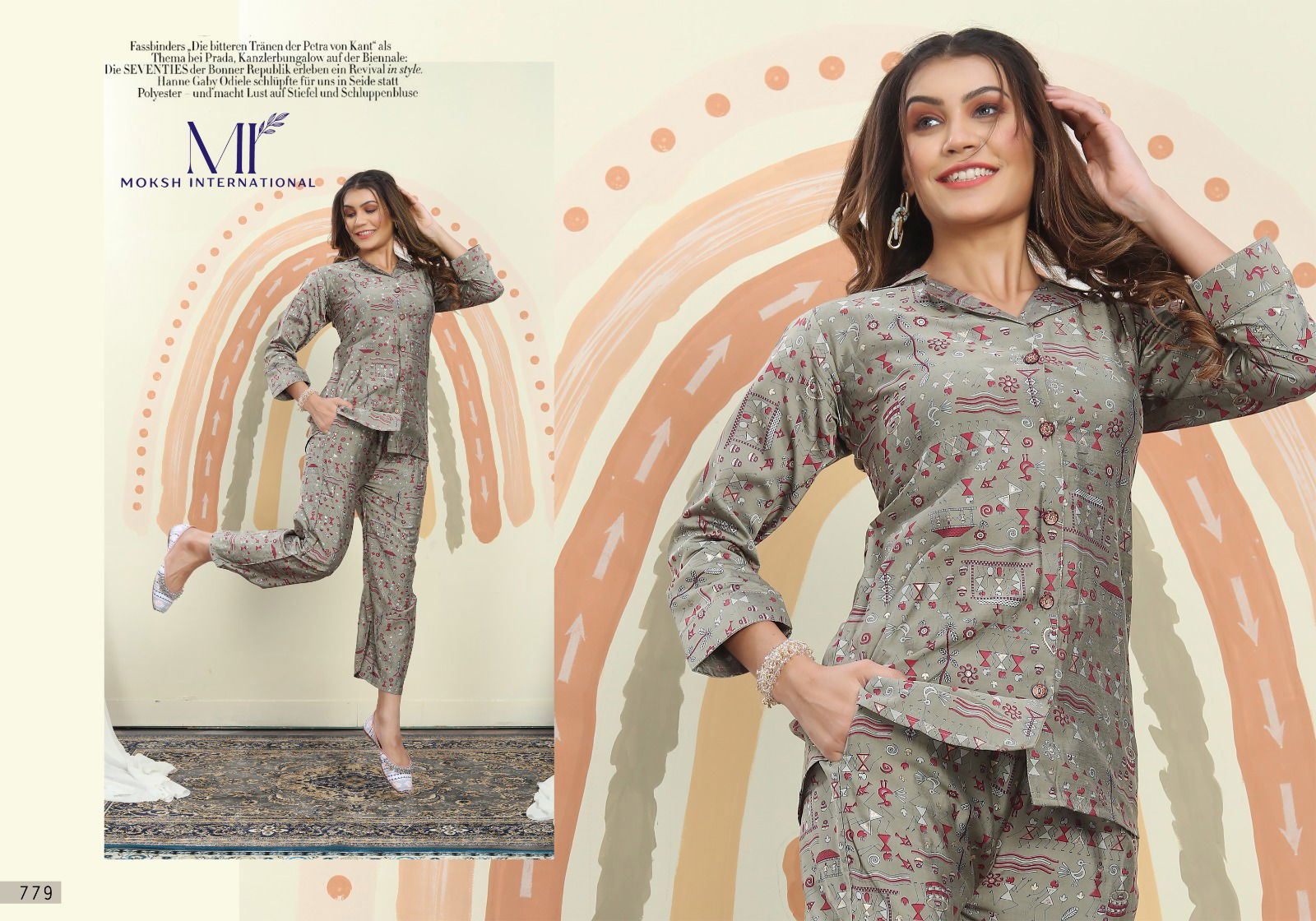 Cord Set Vol 2 By Moksh Printed Western Catalog